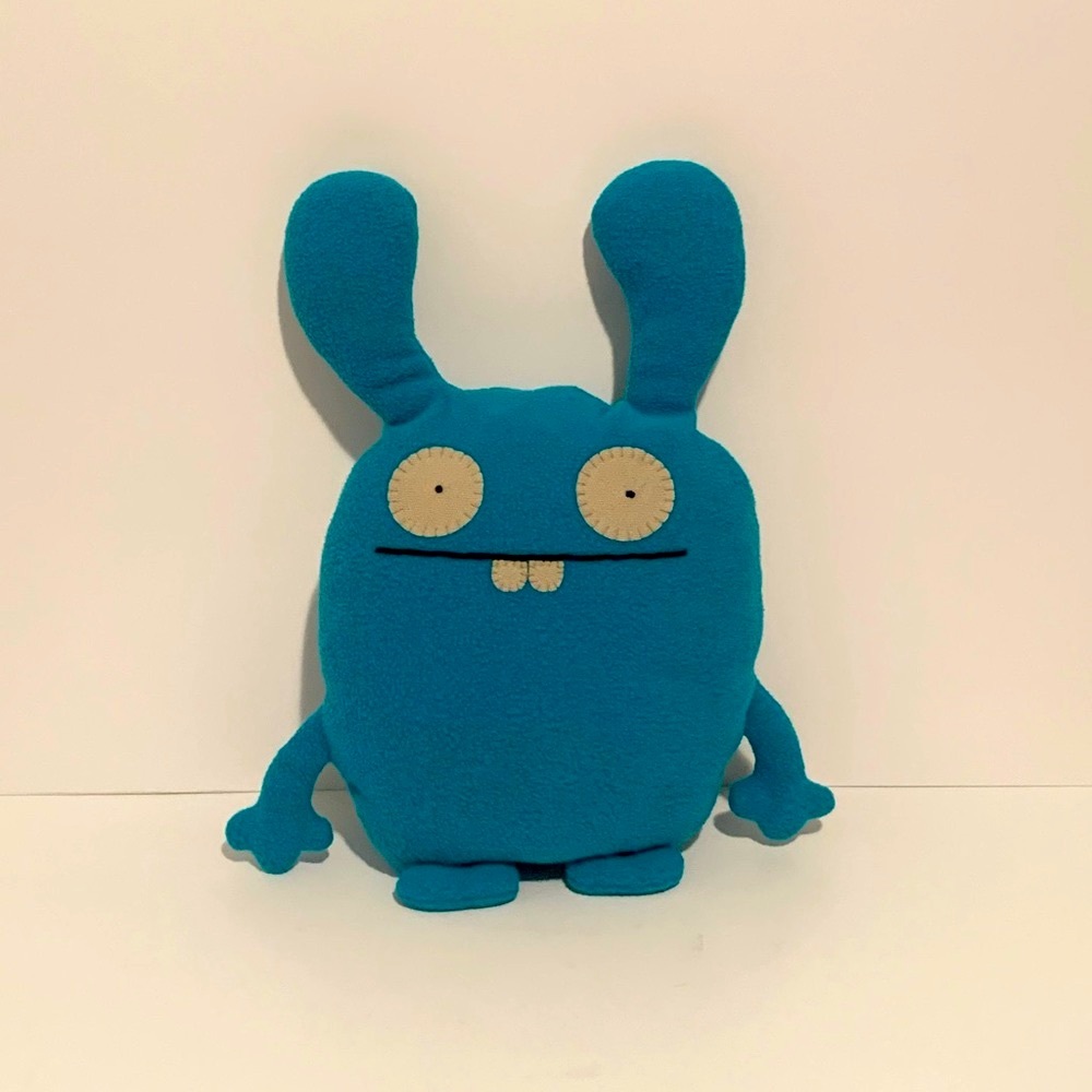 👾 2011 RETRO UGLYDOLL JIKER TEAL STUFFED ANIMAL MONSTER PLUSH TOY COLLECTIBLE 👾
